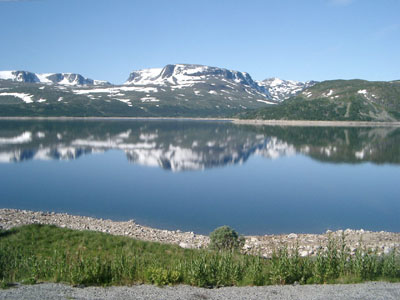 Lac et glacier